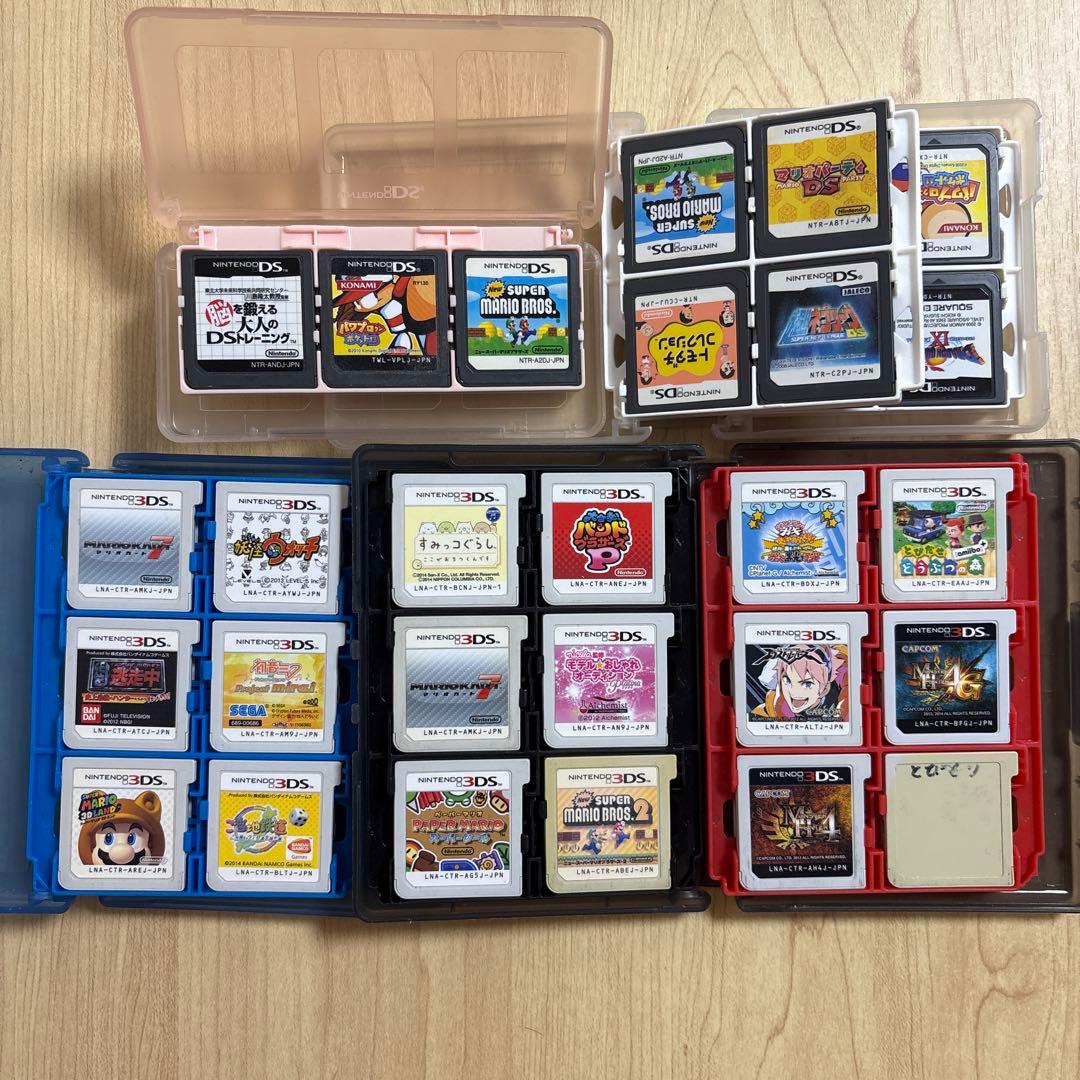 ニンテンドー3DS ds ゲームソフトセット カセットまとめ売り　83本