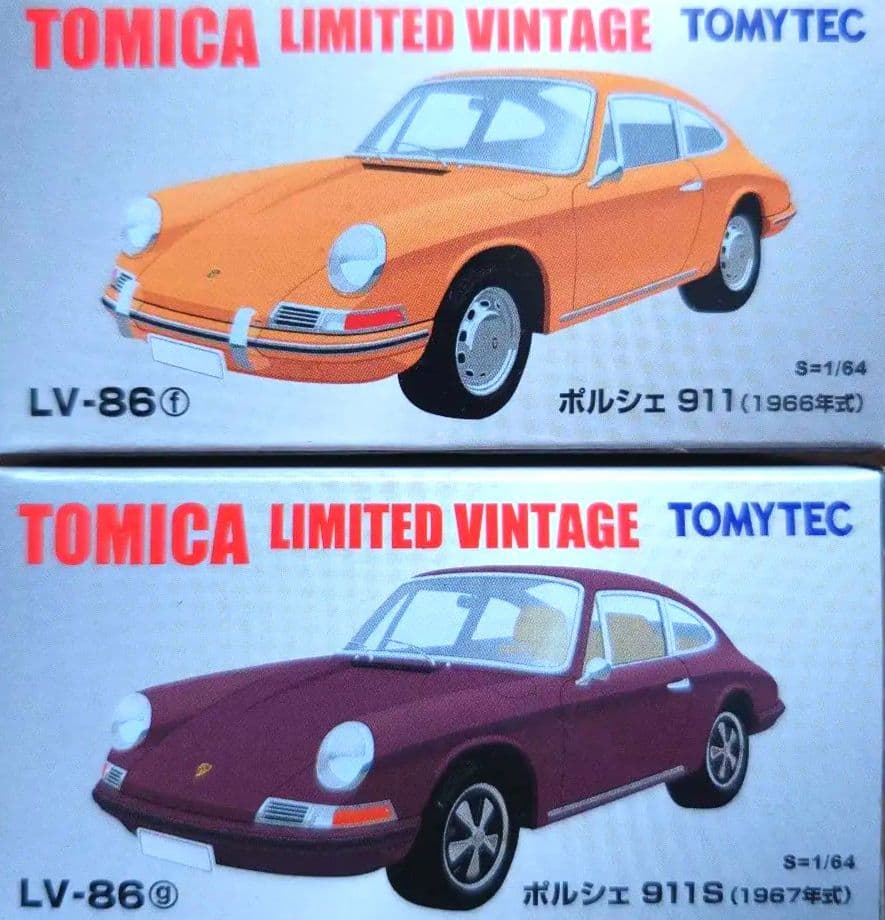 トミカリミテッドヴィンテージ PORSCHE911　2台セット