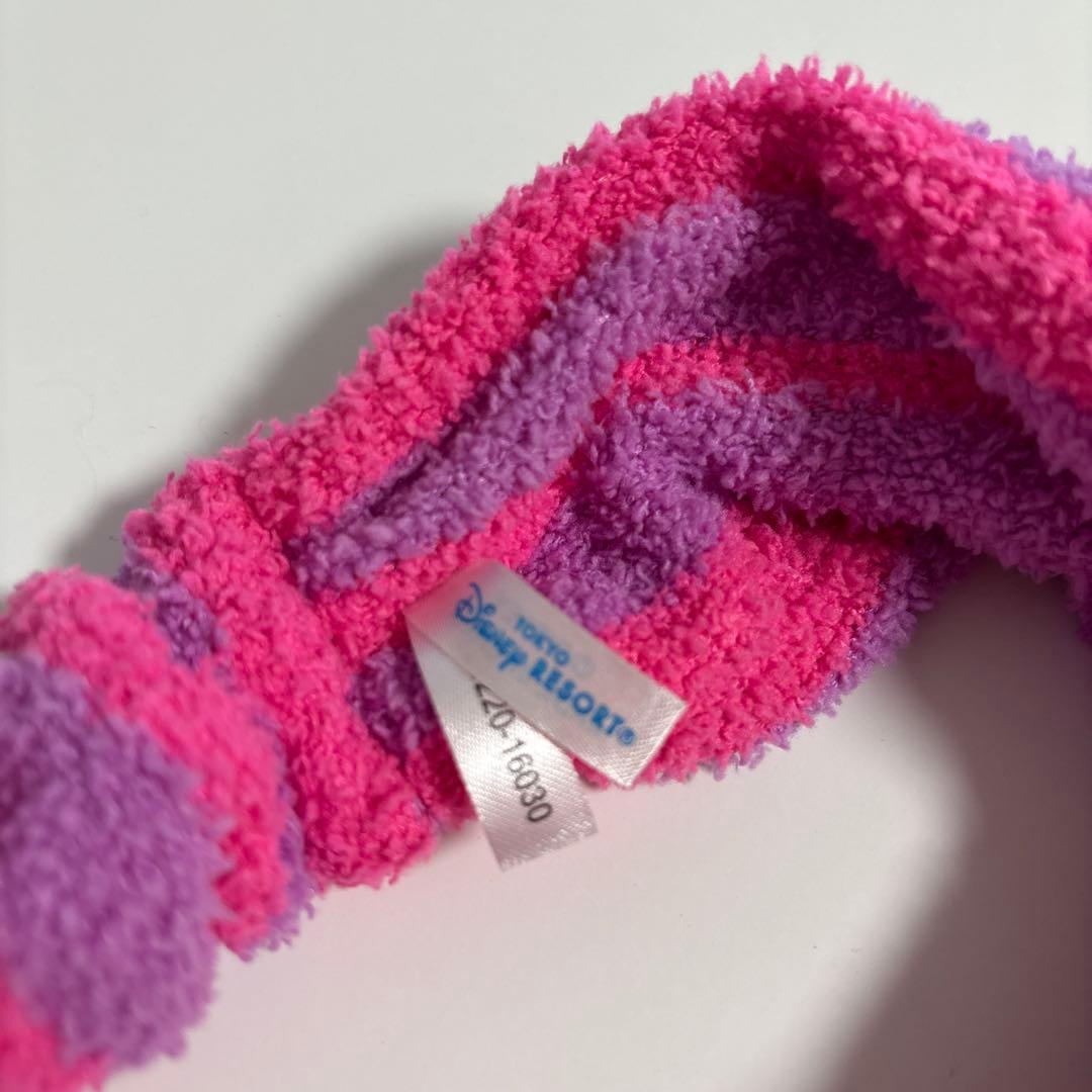 ディズニー　チェシャ猫　ファンキャップマフラーとヘアバンド　二点セット