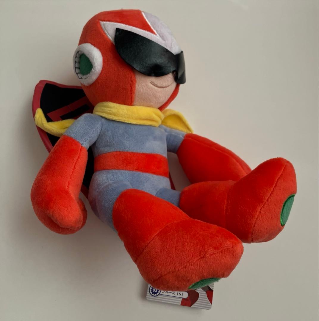 ロックマン ブルース S ぬいぐるみ CAPCOM 三栄貿易（株）未使用タグ付き