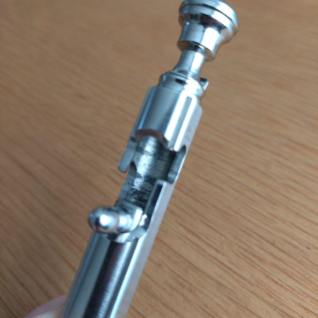 中山英俊　ボールペン　ステンレス　ボルトアクション　削り出し　ジェットストリーム