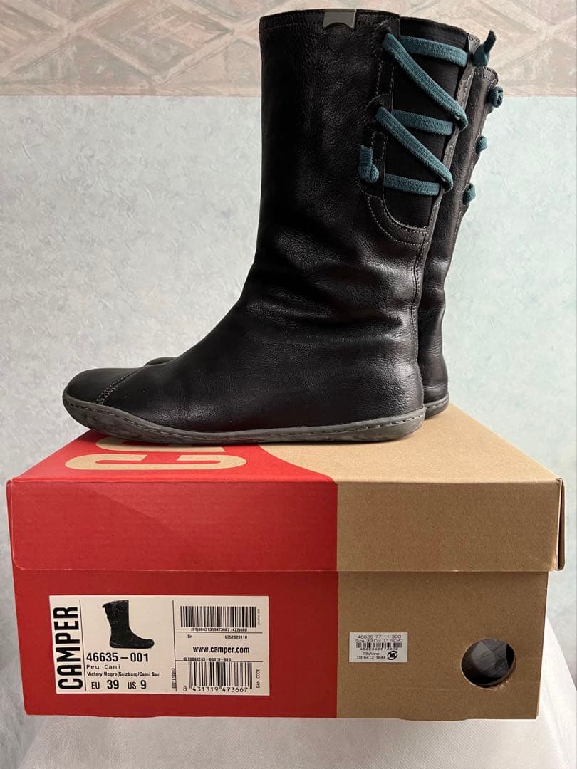 CAMPER カンペール　レディースブーツ　Peu Cami 25cm ブラック