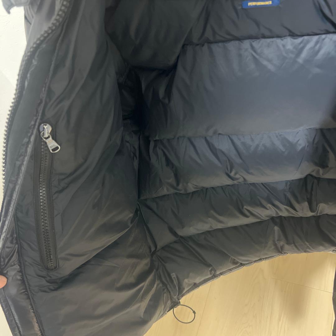 ポロ フード付きダウンジャケット ネイビー