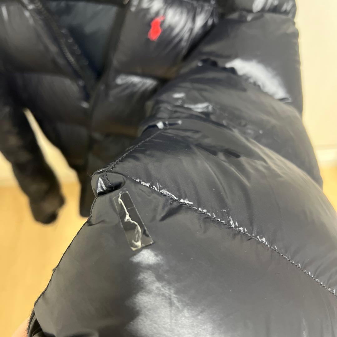 ポロ フード付きダウンジャケット ネイビー