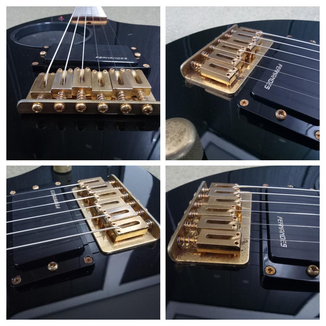 【整備済み】FERNANDES ZO-3 ブラック×ゴールドパーツ