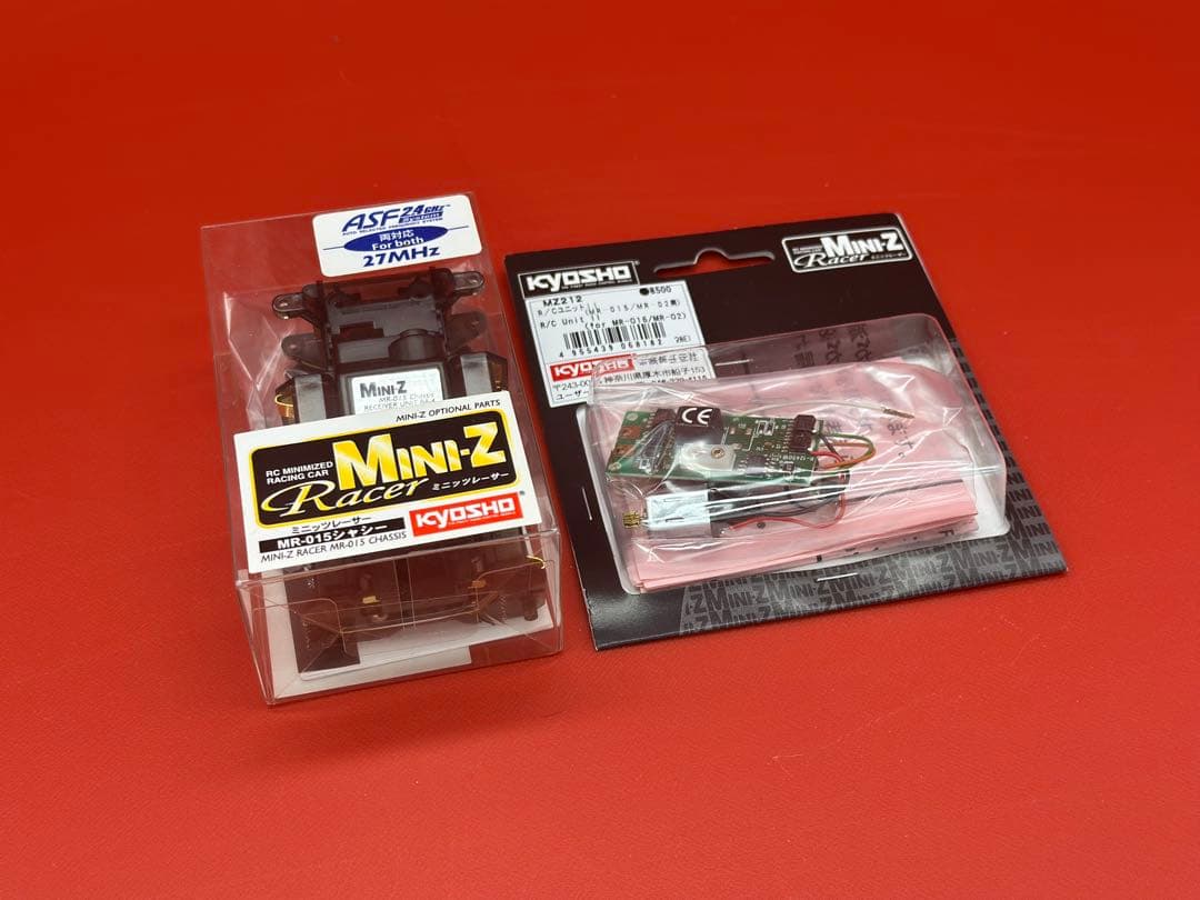 稀少！ミニッツ MR-015用 シャシー(金メッキ端子) & ユニットセット
