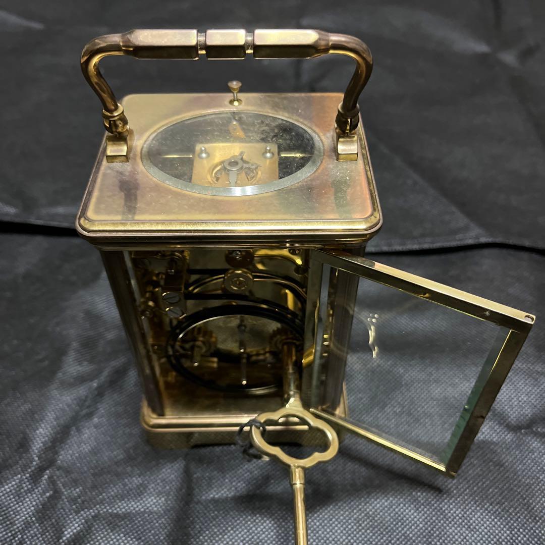 クラシックハンドル付き置時計