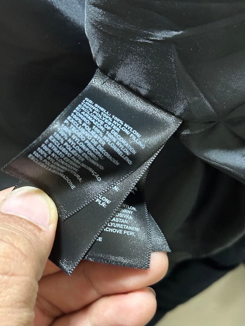 The North Face フード付きダウンジャケット Lサイズ 黒