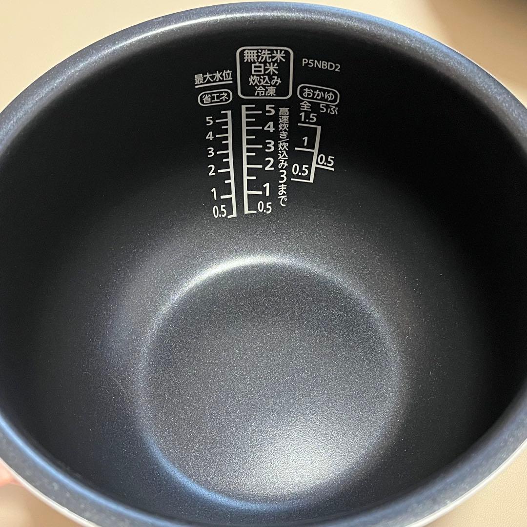 アイリスオーヤマ IRIS 圧力IH式 RC-PH50-T ブラウン 5.5合