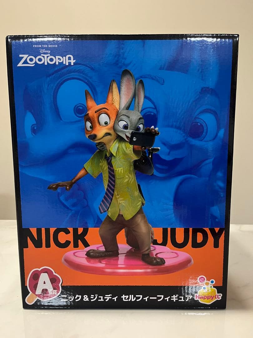 ズートピア 一番くじA賞 ニック&ジュディセルフィーフィギュア