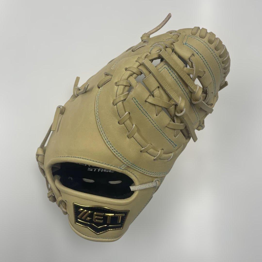 ピ*x様 新品 ゼット 少年軟式用ファーストミットミット(BJFB71513S)