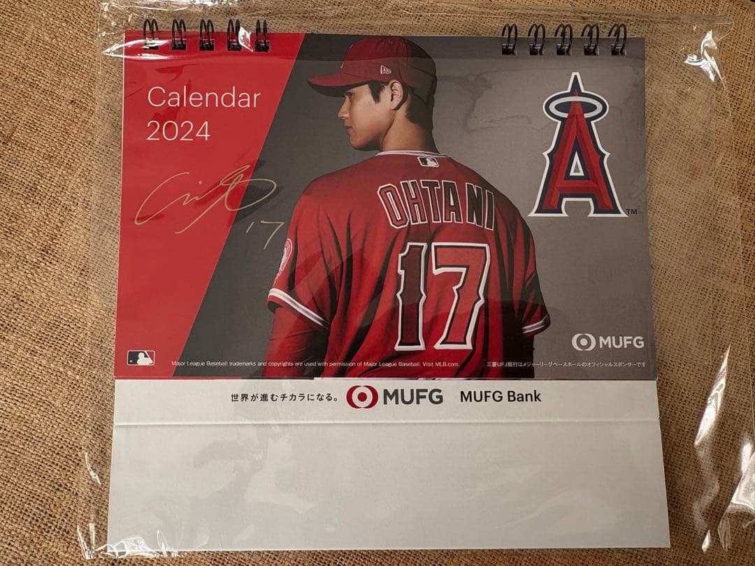 2024年 大谷翔平 卓上カレンダー