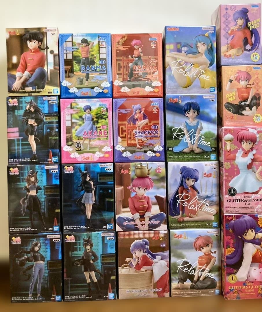 フィギュアセット　らんま　ウマ娘　など 全25体セット