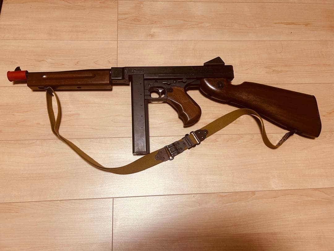 東京マルイM1A1トンプソン電動エアガン　セット、陸上自衛隊ベルト、米海兵隊帽子