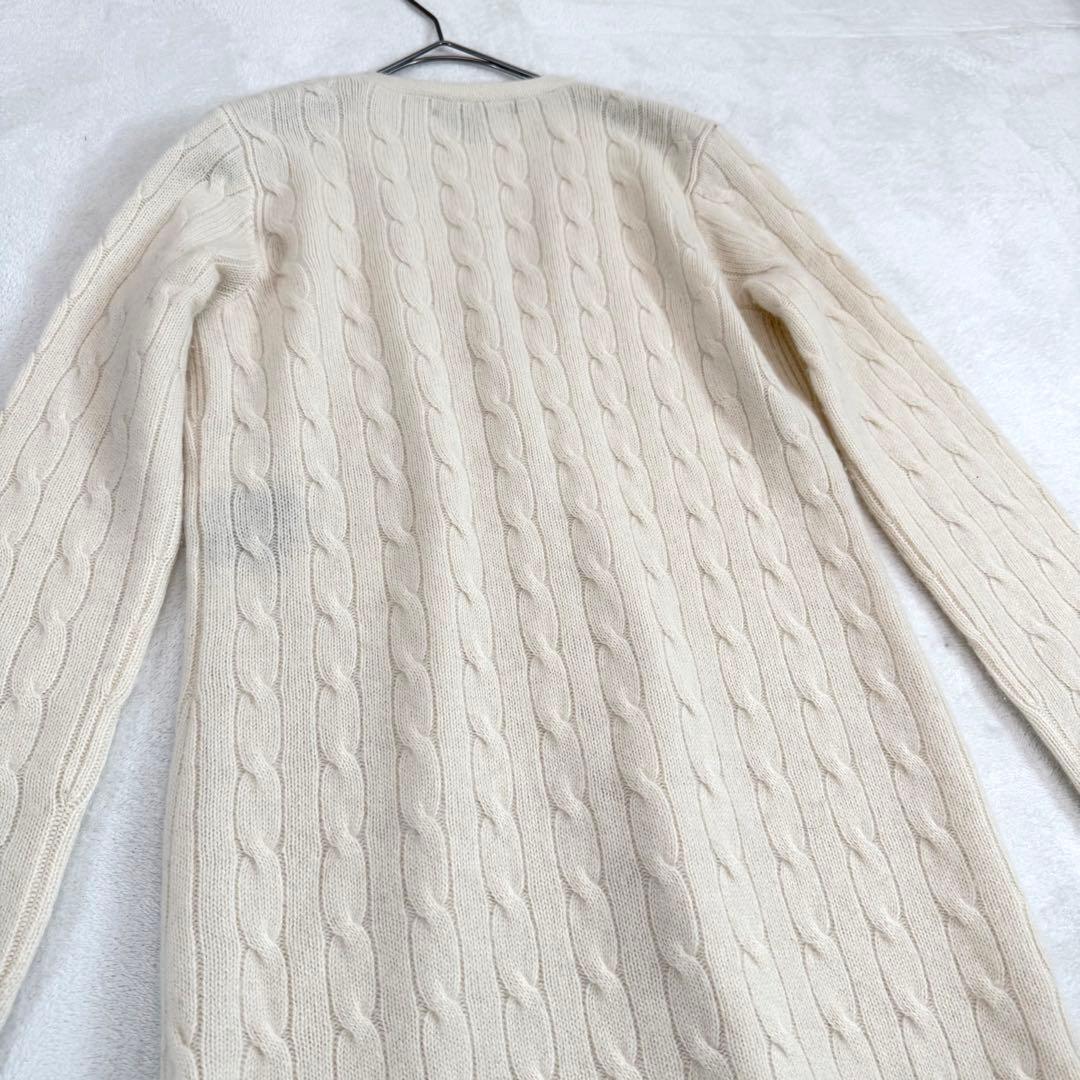 Ralph Lauren ケーブル ニット ロング カーディガン カシミヤ