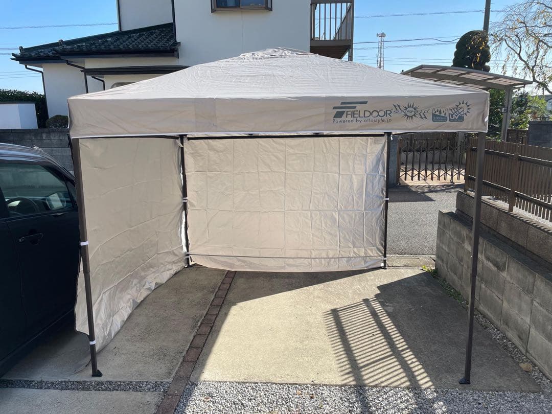 FIELDOOR ワンタッチタープテント 2.5×2.5m