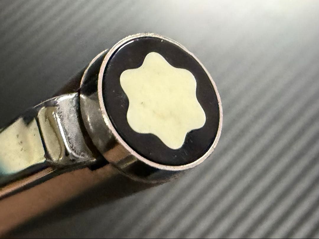 極美品 モンブラン ノブレス スリムライン スチール EF 極細字 万年筆