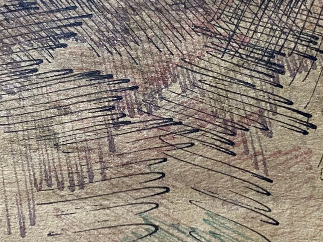 Jean René Bazaine  肉筆　ボールペン？　ジャン・バゼーヌ