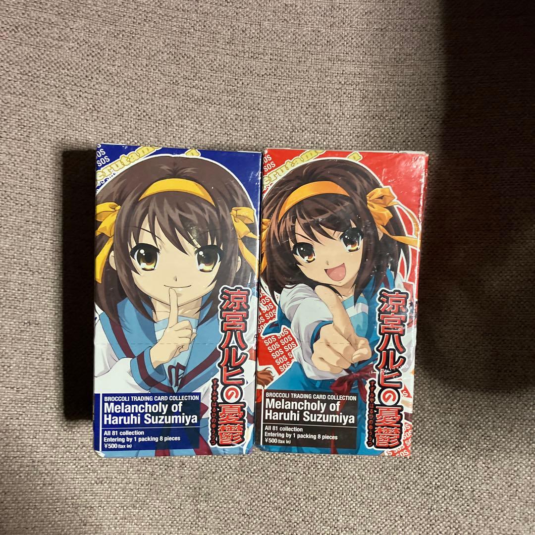 涼宮ハルヒの憂鬱 ブロッコリートレーディングカード ボックス トレカ カード