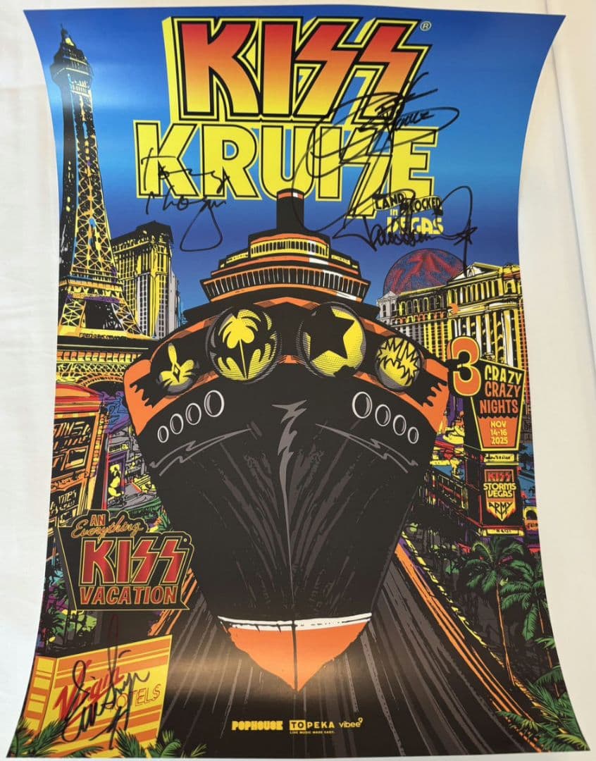 2025 KISS Kruize 直筆サイン キッス