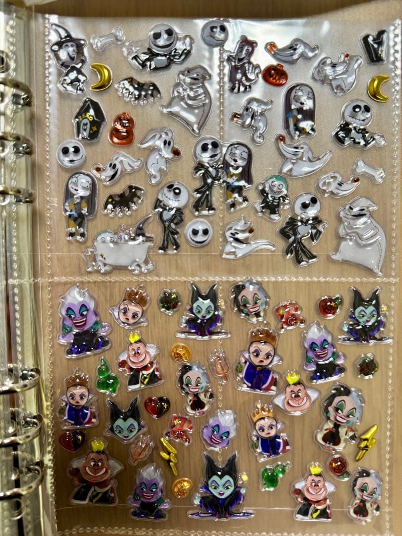 プチドロップステッカー ディズニー シール帳 A5 完成品