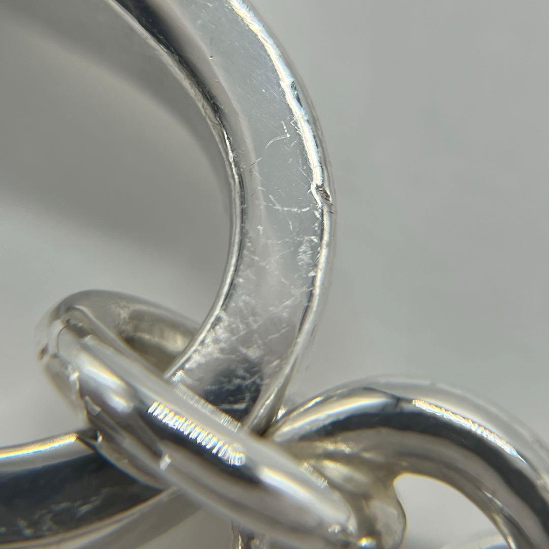 ティファニー TIFFANY インゴットプレート シャックル キーリング