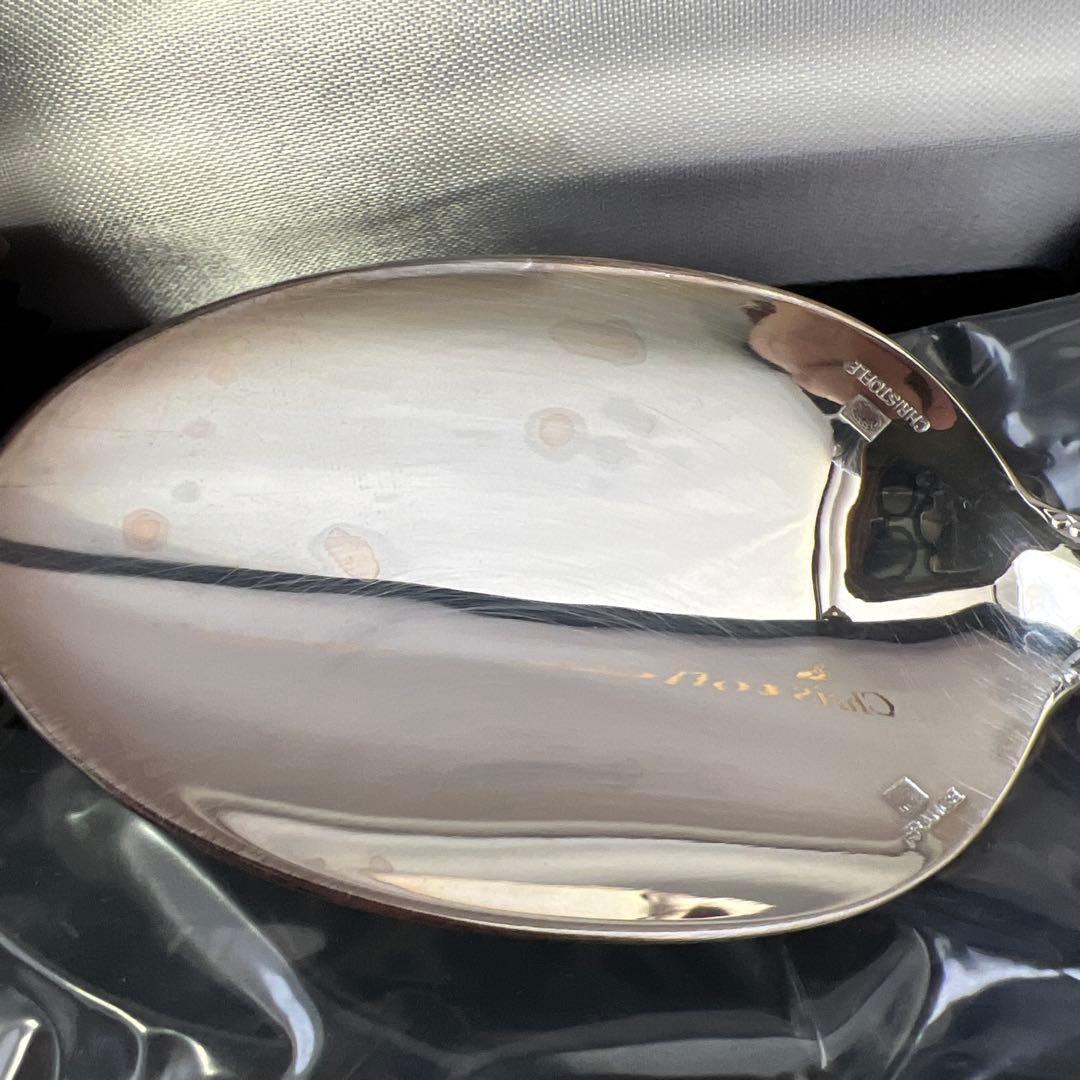 Christofle スプーンセット 2本入り　未開封1開封使用済1