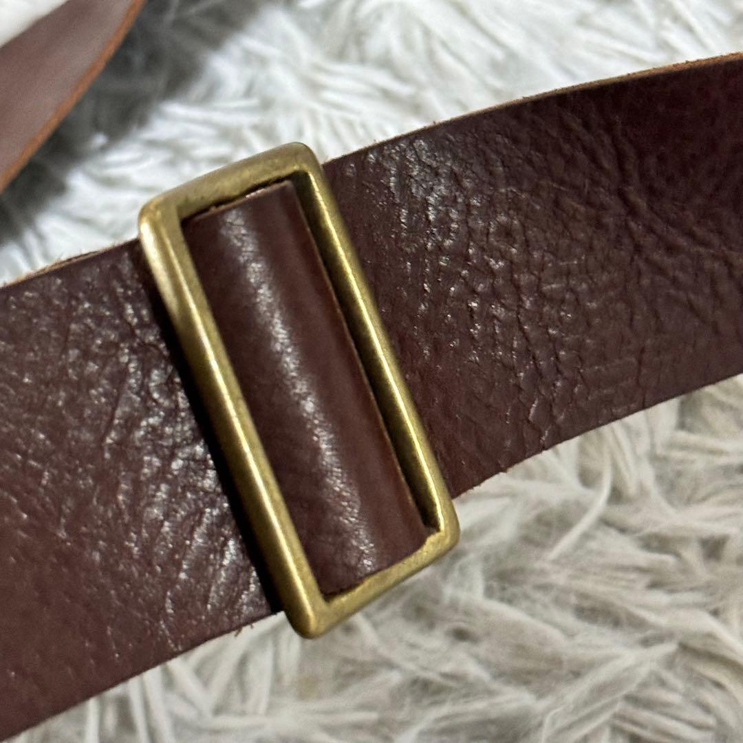 未使用級✨LONA ロナ　MILI ミリ　ボディーバッグ　ブラウニー　レザー