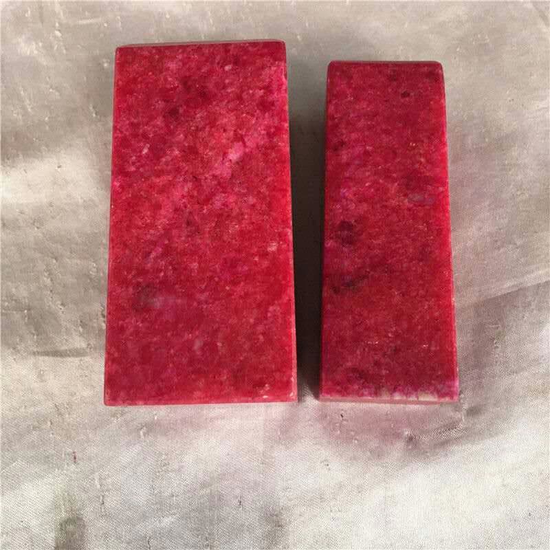 希少天然石 鶏血石  印材 篆刻 石印材