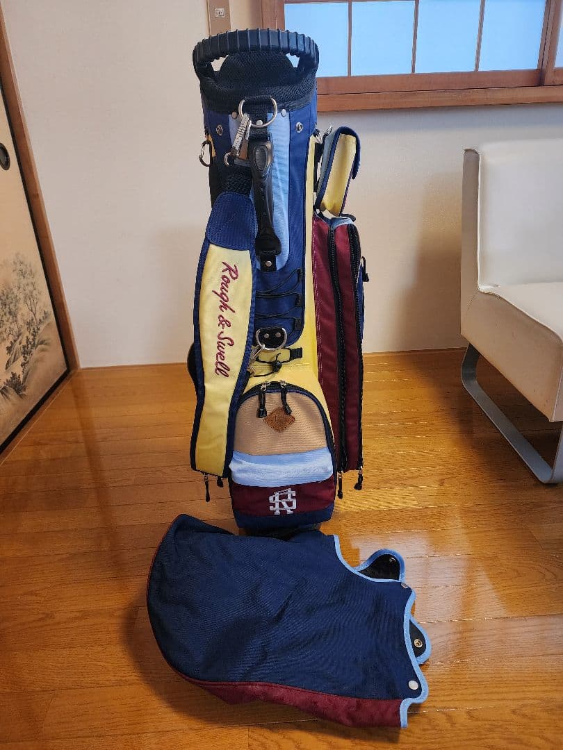 ラフアンドスウェル キャディバッグ カバー付き 送料込み