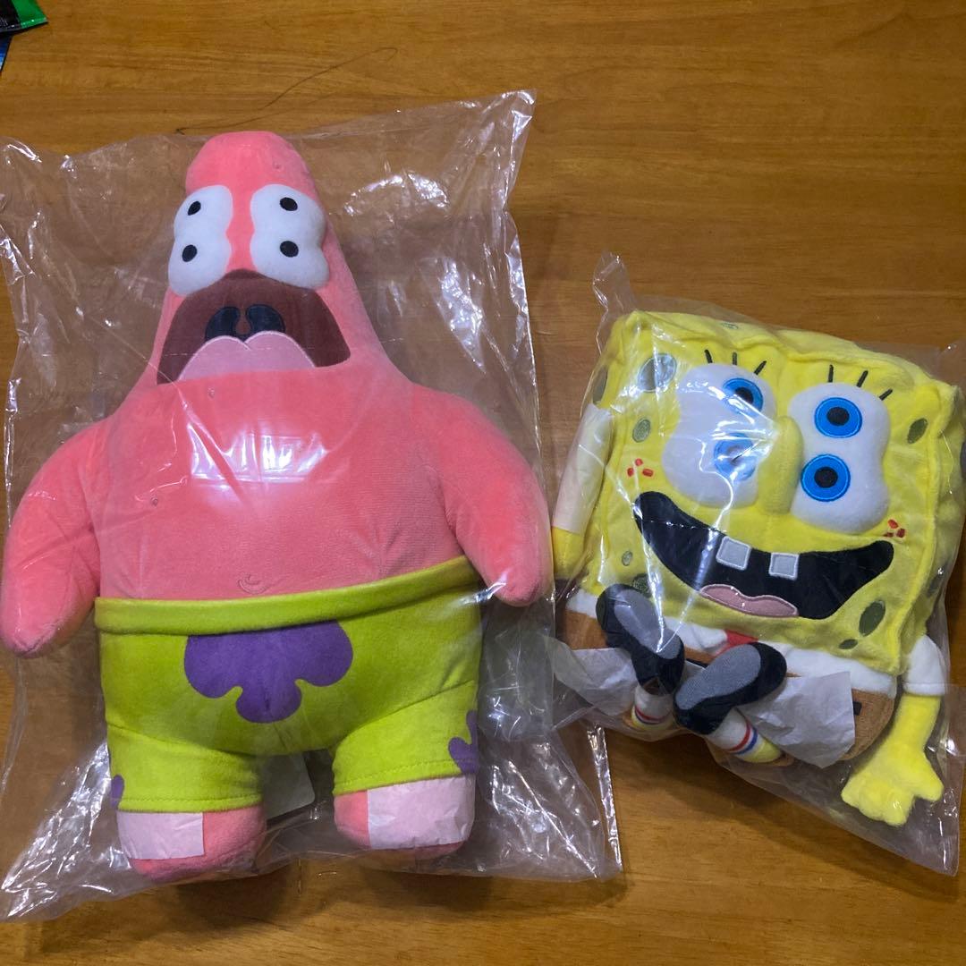 スポンジボブ＆パトリック ぬいぐるみセット