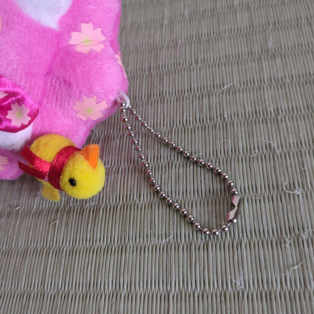 ハローキティ キーホルダー ご当地キティ　清水公園　桜　Kitty限定品　ピンク