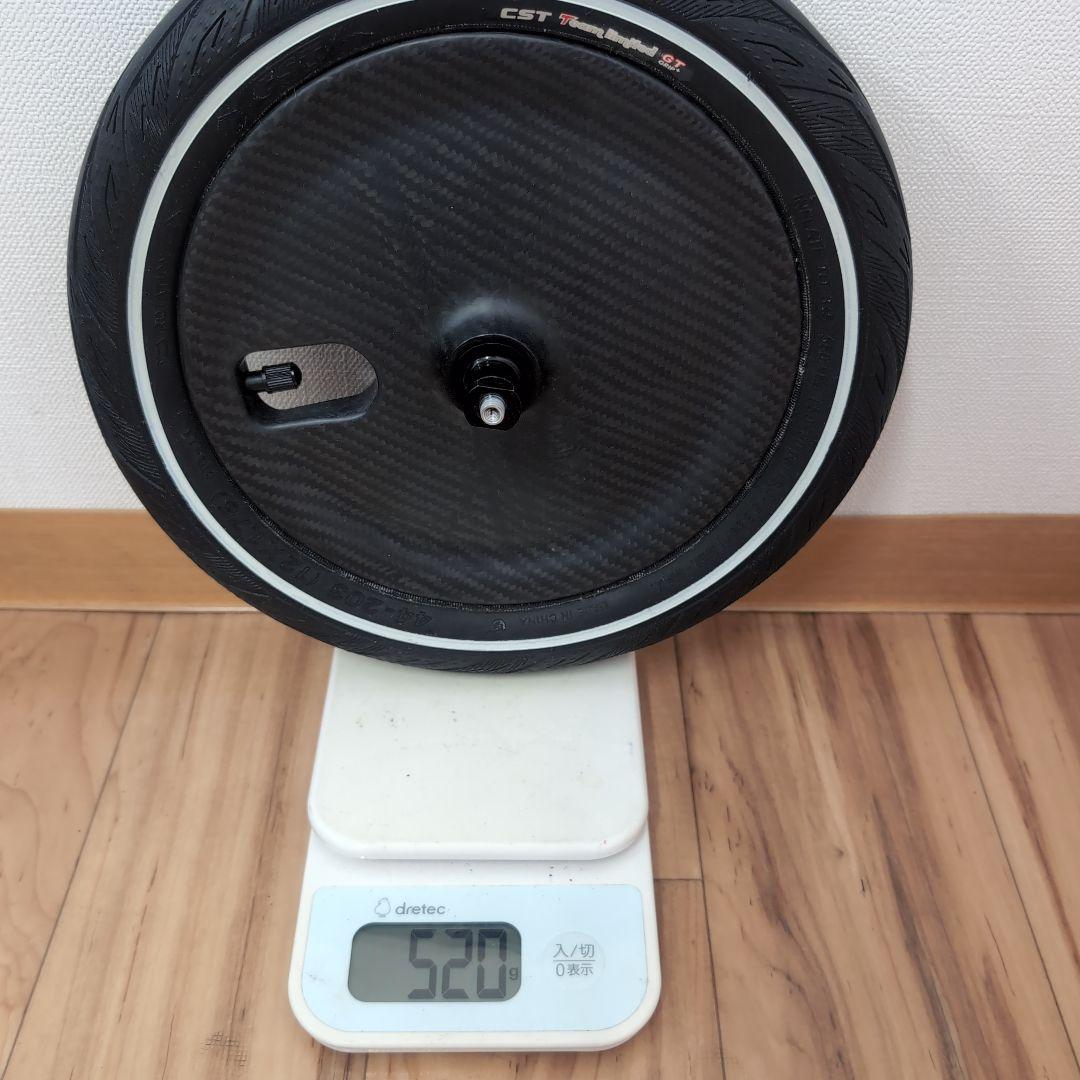 ヴヴヴ リアディスクのみ12インチ カーボンホイール ランバイク最高速