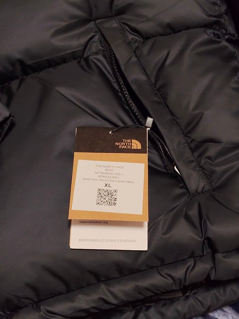 \"THE NORTH FACE\" ブラック**ダウンジャケット..