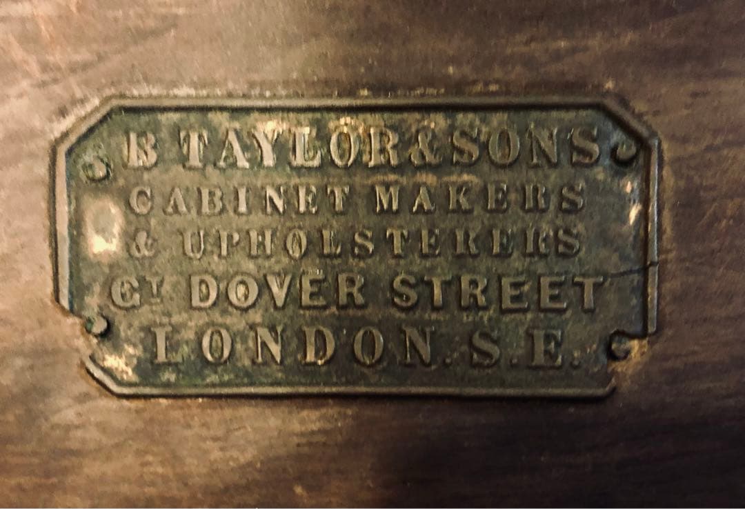 骨董家具　英国製　アンティーク 天然　アラバスター大理石　天板 サイドテーブル