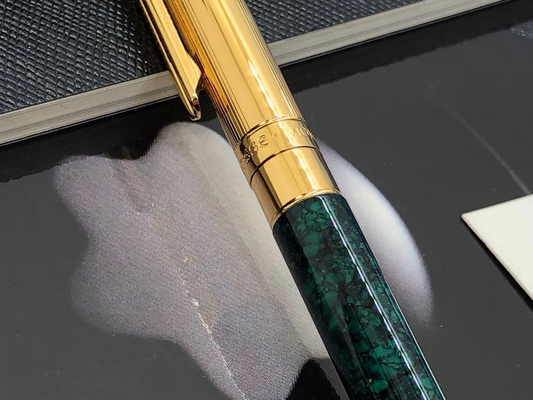 モンブラン　★幸運を導くグリーン・メノウ・入手困難な逸品！★最高級★未使用保管品