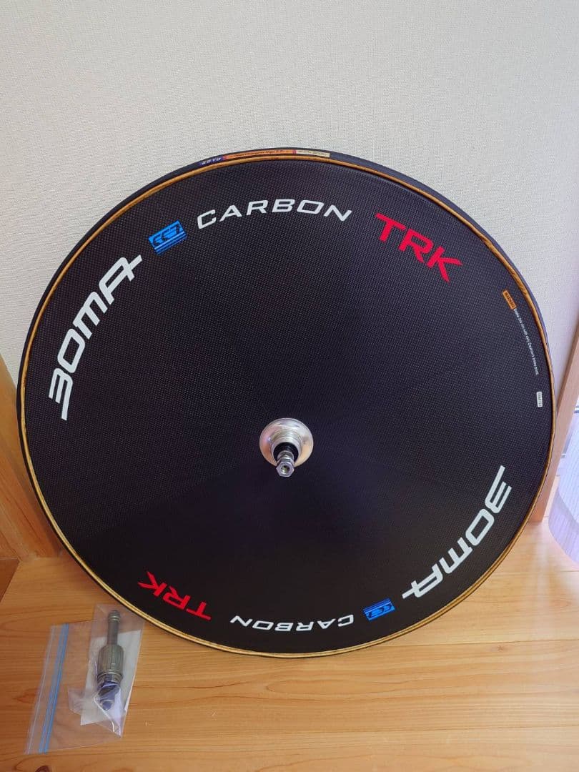 美品！自転車 ピスト ロード カーボンリアホイール