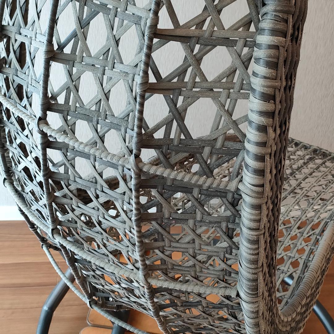 ＜引取り限定＞ハンギングチェア　ハンモック　スウィング　クッション付き