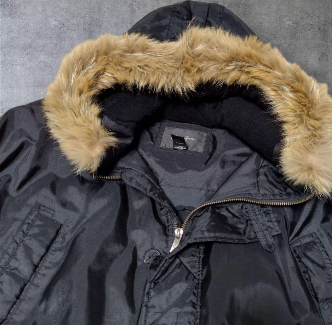 SEAN JOHN リアルファー N-2B フライトジャケット ダウン80%入