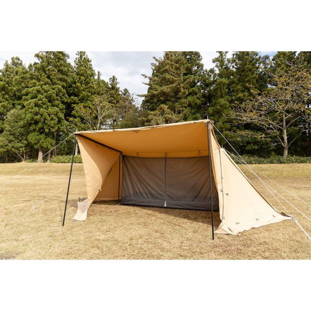 BUNDOK (バンドック)　ソロベースEX ベージュ　ソロテント