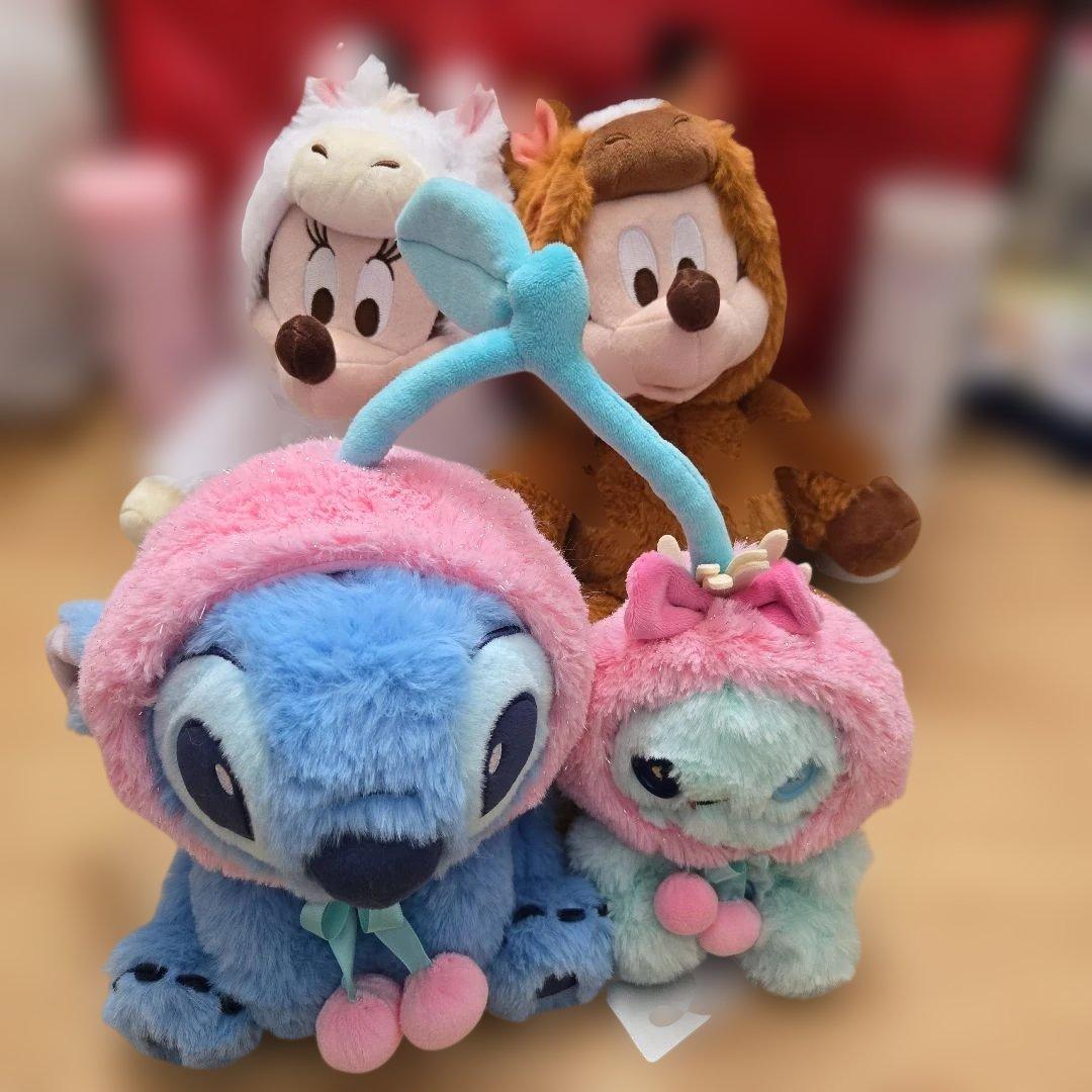 【送料込】スティッチ&スクランプぬいぐるみ　2026年さくらんぼ他