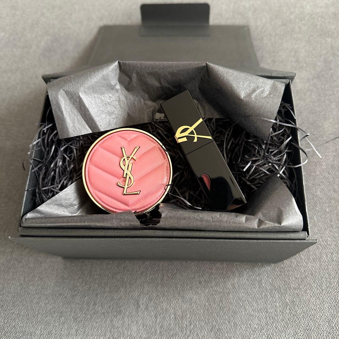 YSL リキッドリップとチーク セット