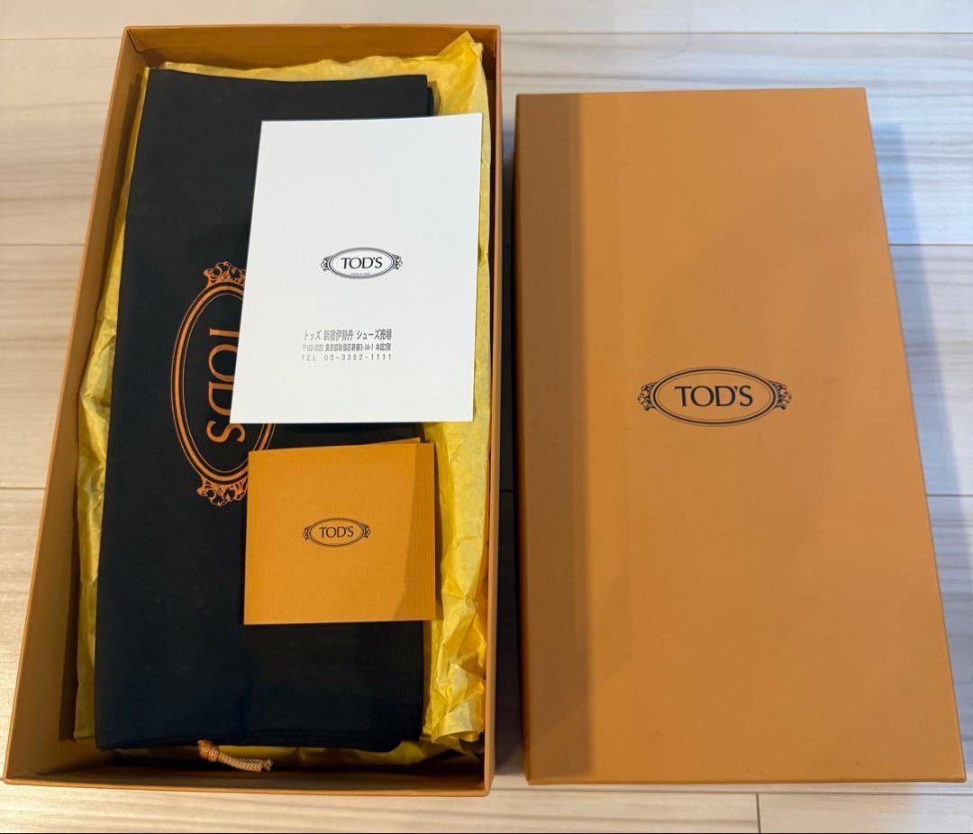 【美品】TODS トッズ　ケイト　ローファー　ブラック　37 1/2