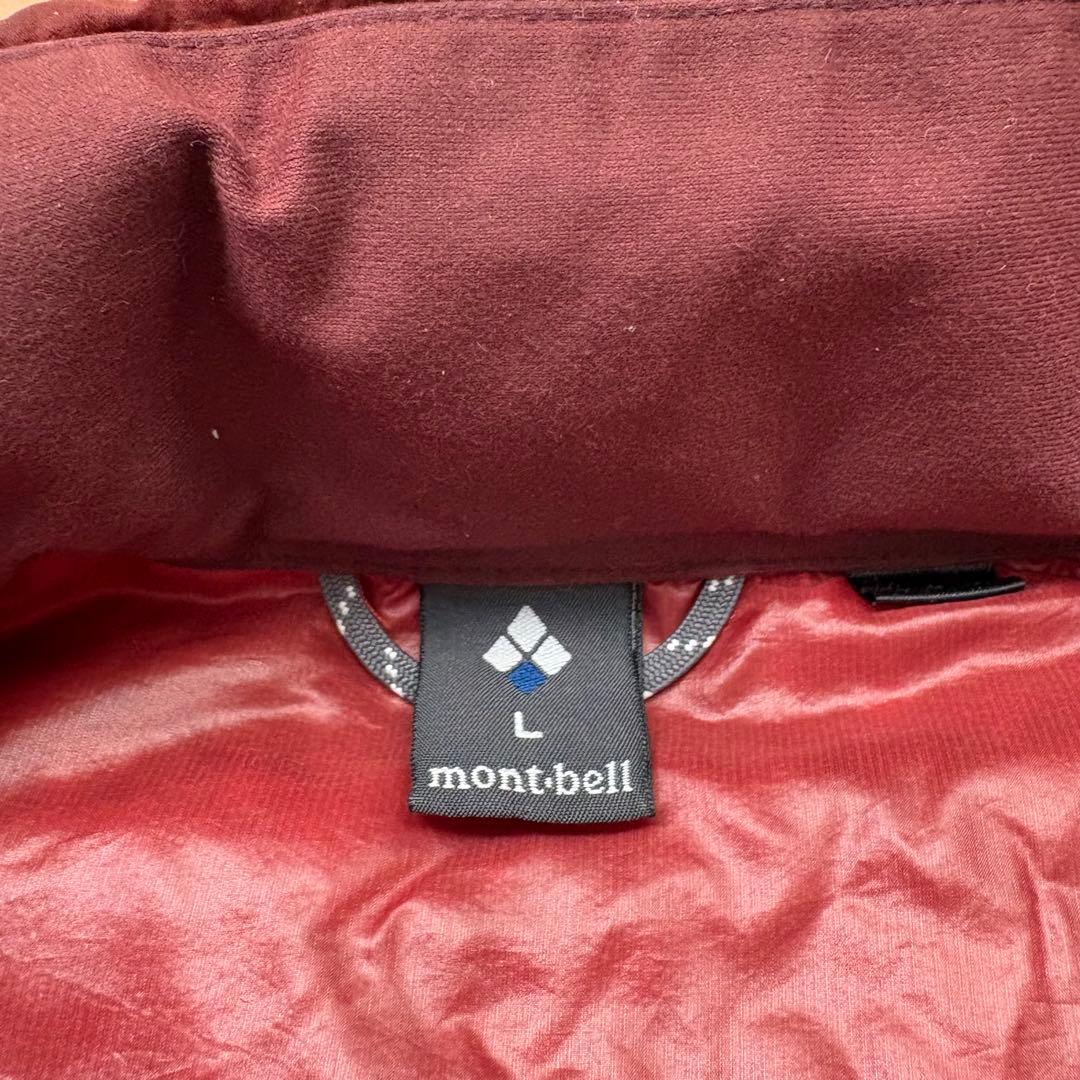 モンベル パーマフロスト ライトダウンジャケット ゴアテックス ボルドー　L