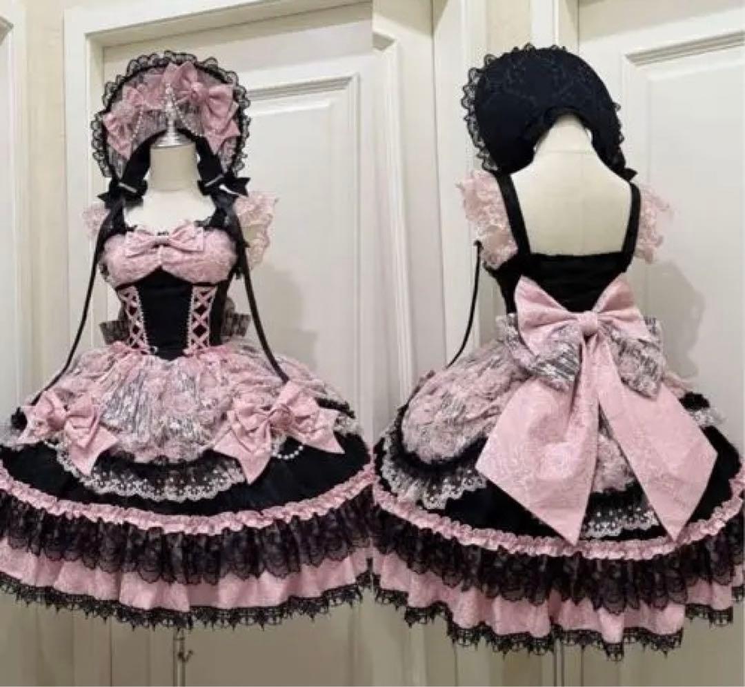 【あおい】ゴスロリ・ロリータドレス　Mサイズ