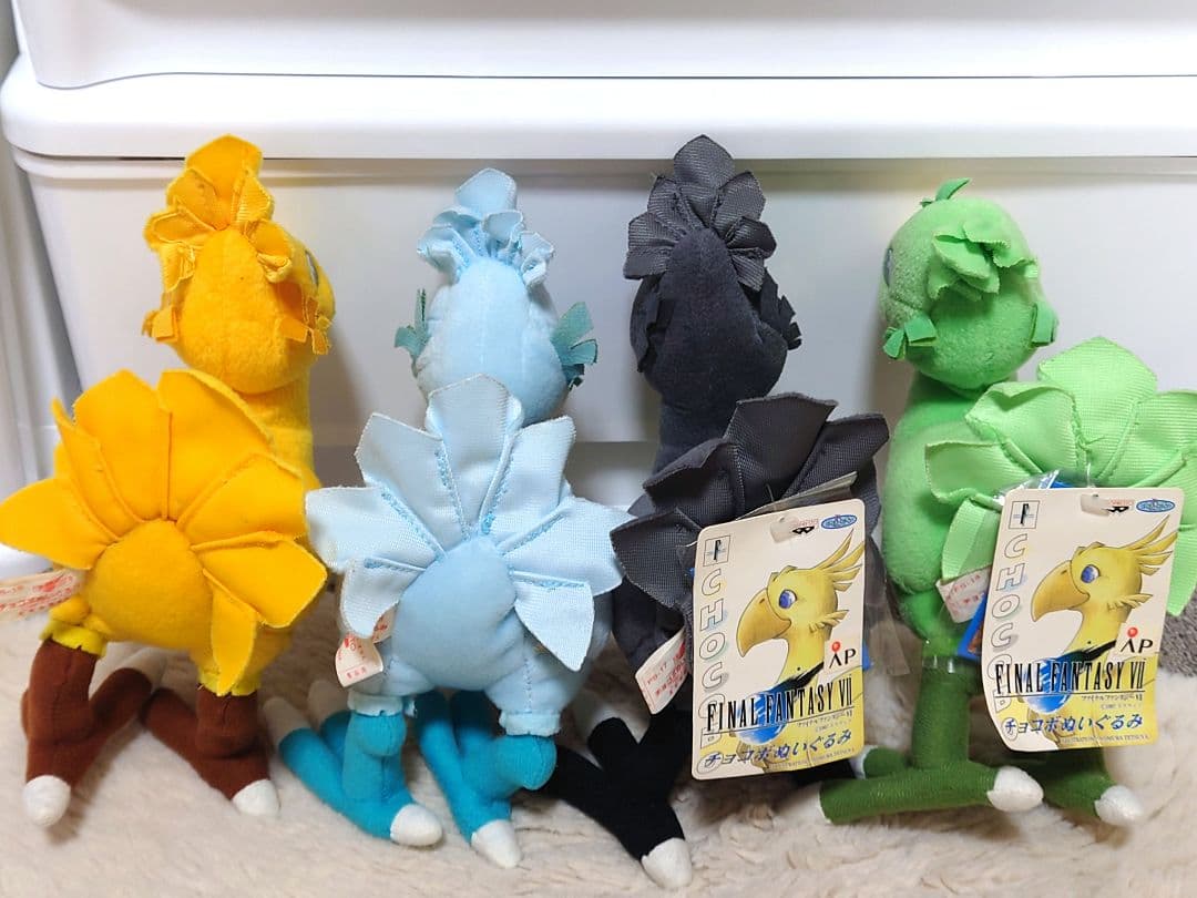 【激レア✨】FF7 チョコボ ぬいぐるみ 4体セット