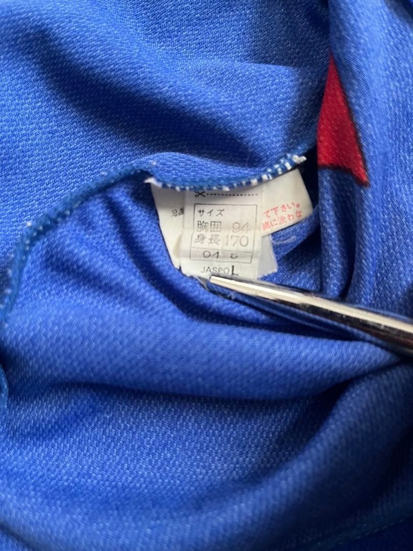 当時物 asics サッカー 日本代表 ドーハ モデル ラモス瑠偉10番 L