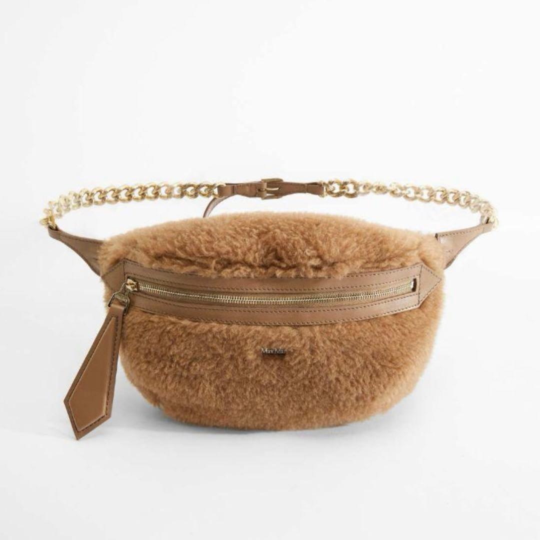 Max Mara マックスマーラ テディベア Banane ボディバッグ ボア