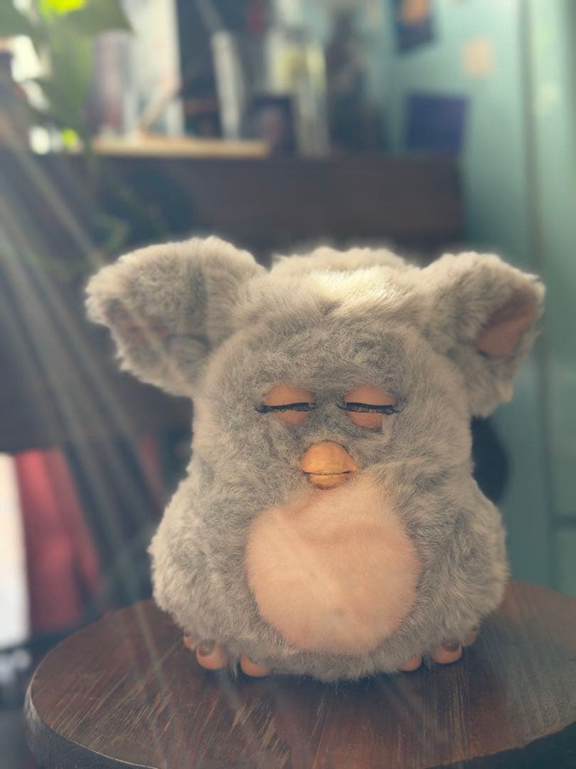 【稼働品】ファービー2 クラウディピーチ ブルー目 ドイツ語 2005