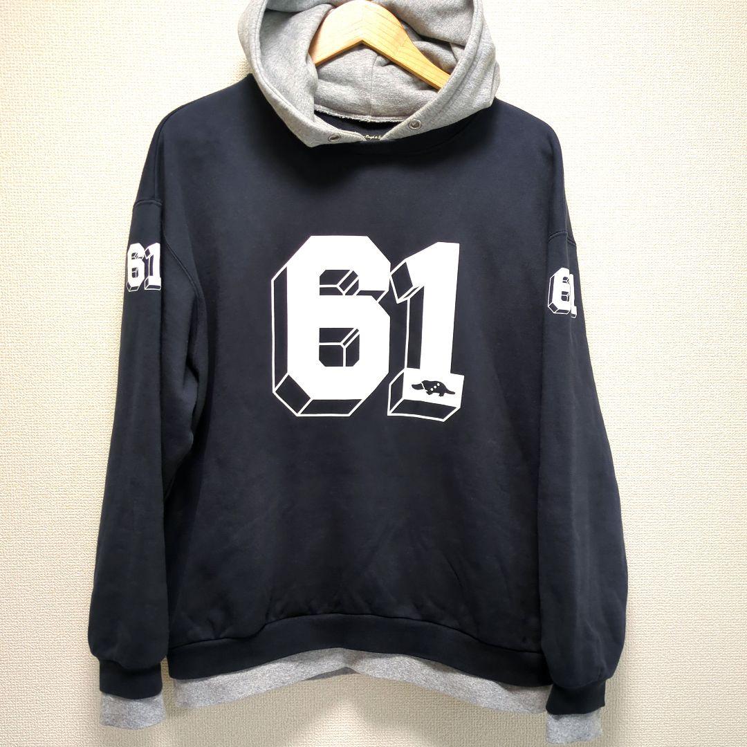 ROUGHANDSWELL ラフアンドスウェル パーカー ネイビー XL